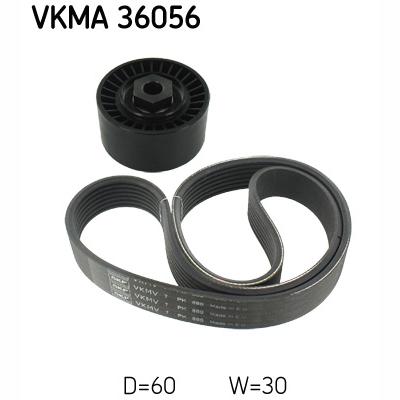 SKF VKMA36056 V-Ribbed Belt Set