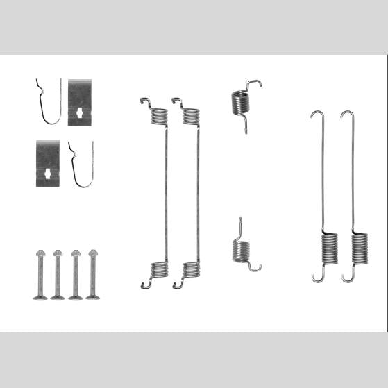 TEXTAR 97041200 Brake Shoes Accessory Kit