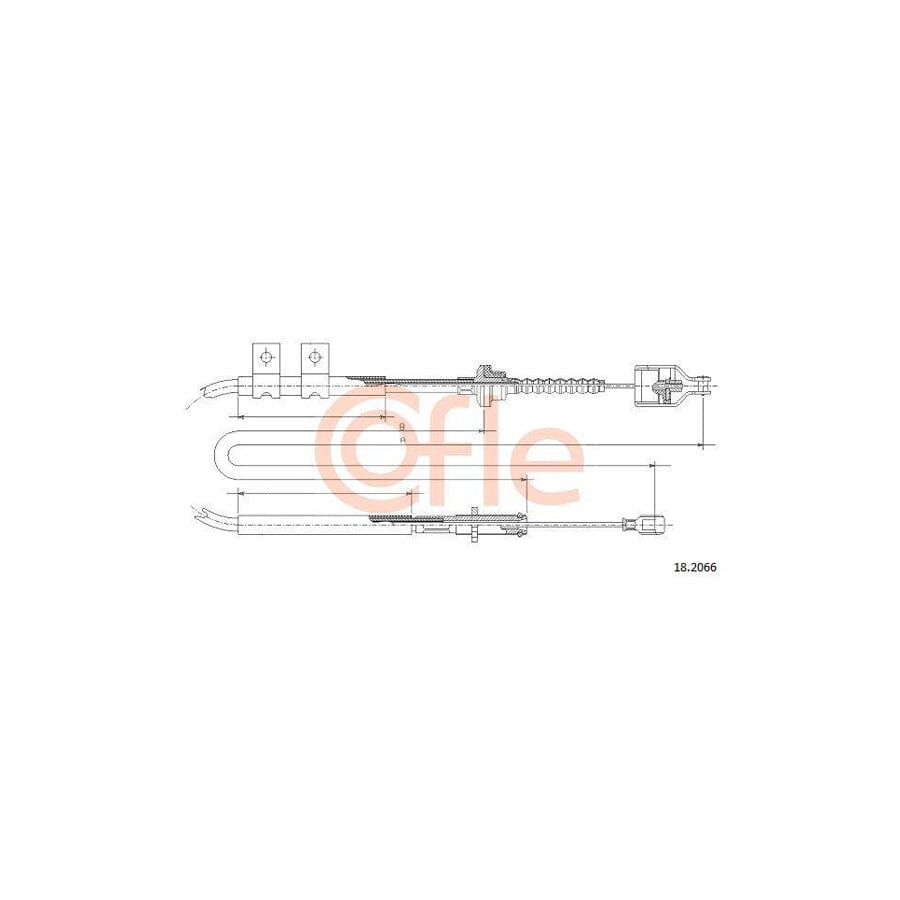 Cofle 18.2066 Clutch Cable