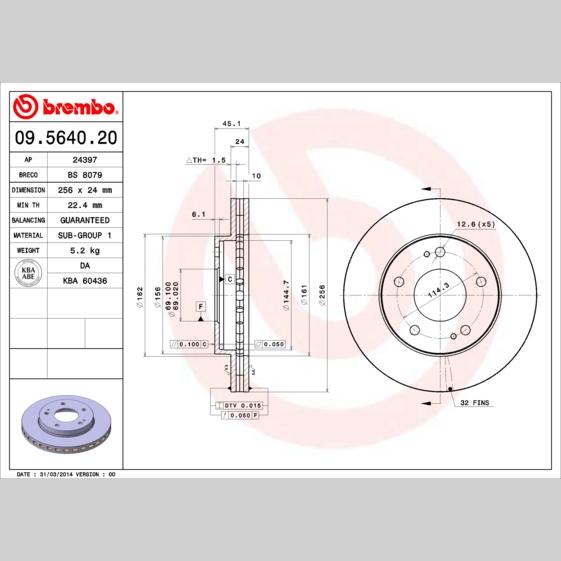KNORR K015378 Disc Brake Caliper Repair Kit