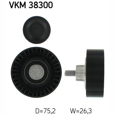 SKF VKM38300 V-Ribbed Belt Deflection/Guide Pulley