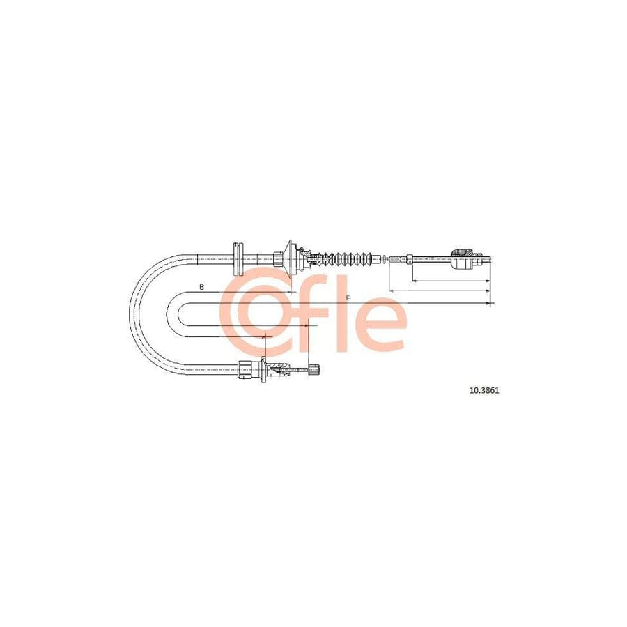 Cofle Bh.Vl012 Brake Hose