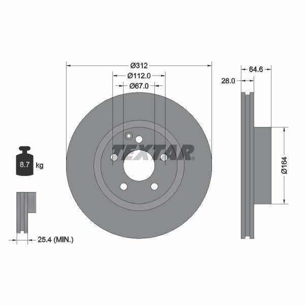 AUTOFREN SEINSA D7-266C Brake Caliper Guide Sleeve Kit