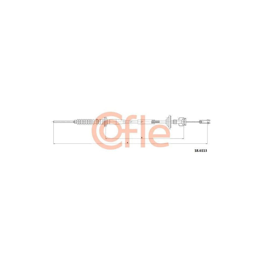 Cofle 18.6113 Clutch Cable for Suzuki Ignis II (Mh)