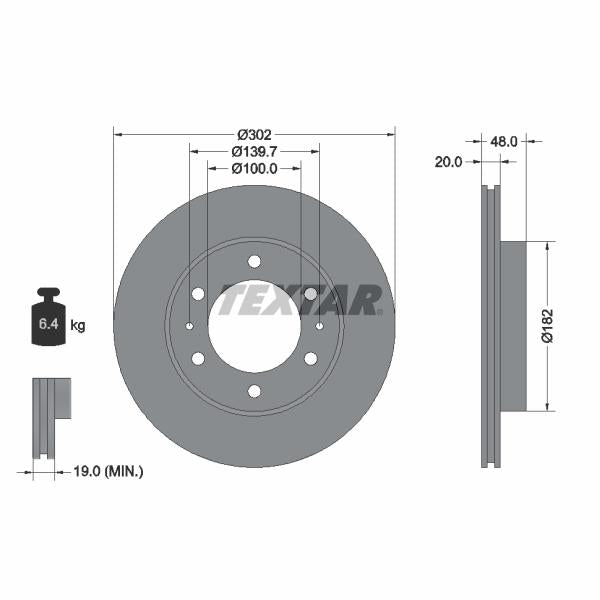 TRW MOTO ST1654 Disc Brake Caliper Repair Kit