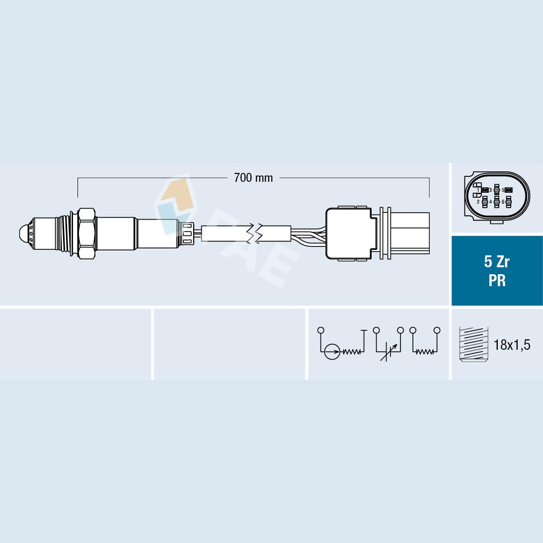 FAE AE75085 Lambda Sensor
