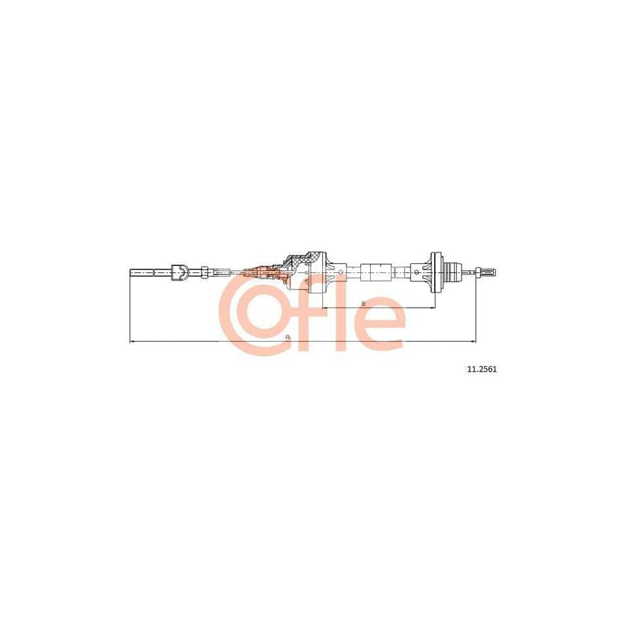 Cofle 92.11.2561 Clutch Cable