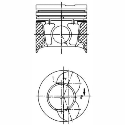 KOLBENSCHMIDT 40469610 Piston