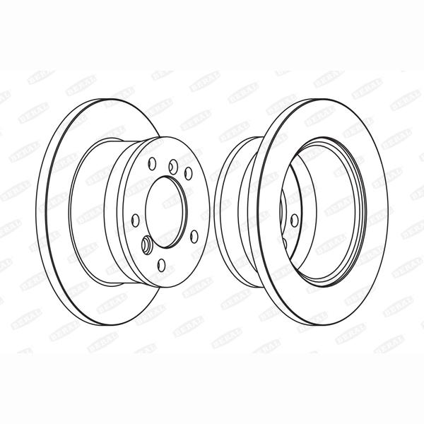 BERAL BCR229A Brake Disc