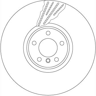 TRW MOTO DF6618S Brake Disc