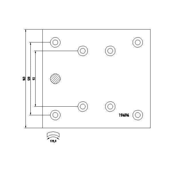 TRW MOTO GCH670 Parking Brake Cable Pull