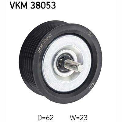 SKF VKM38053 V-Ribbed Belt Deflection/Guide Pulley