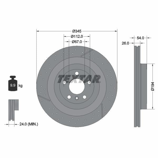 AUTOFREN SEINSA D7-167C Brake Caliper Guide Sleeve Kit