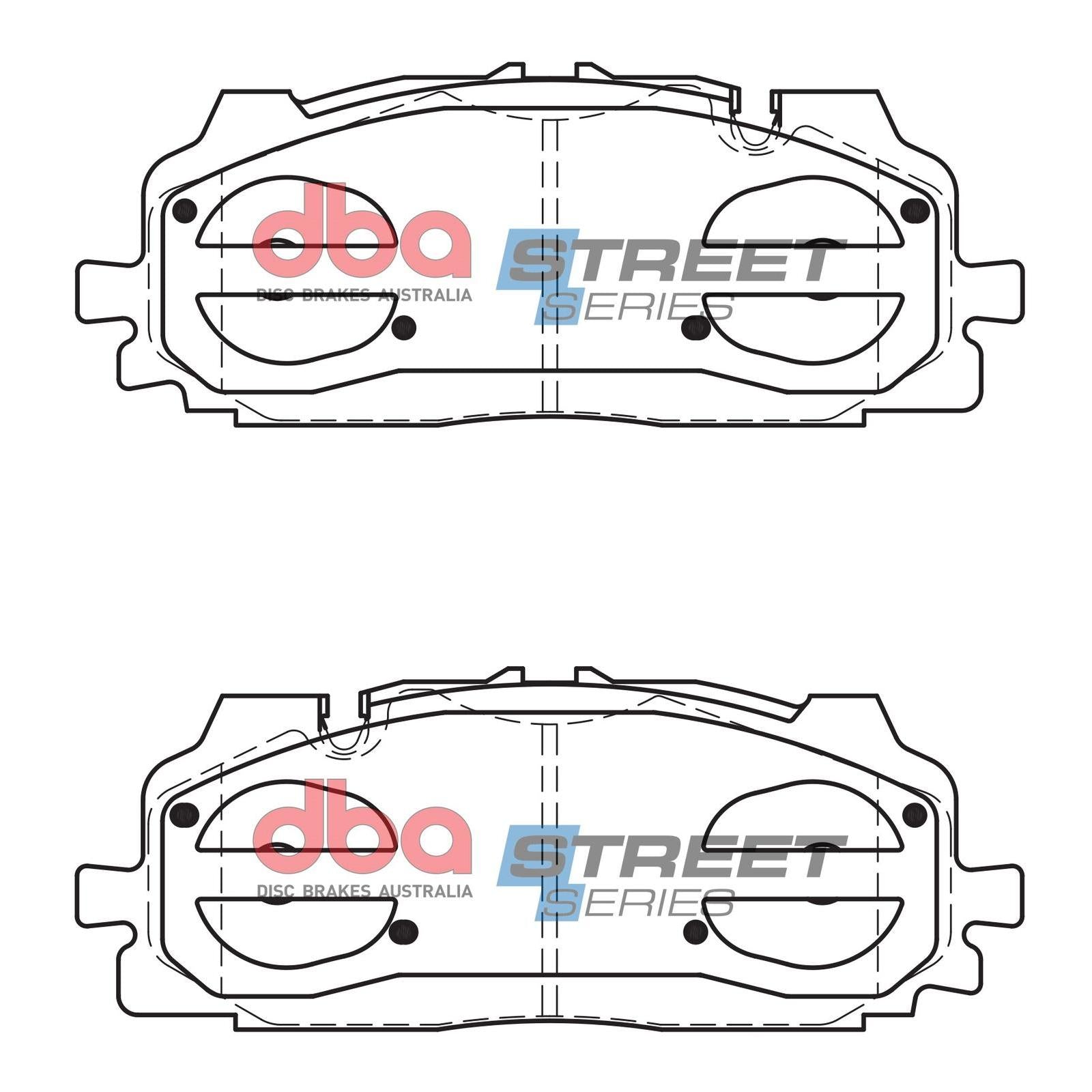 DBA DB15030XP High Performance Brake Pad Set