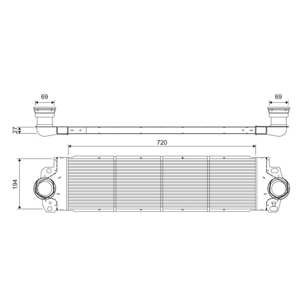 VALEO VAL818272 Charge Air Cooler
