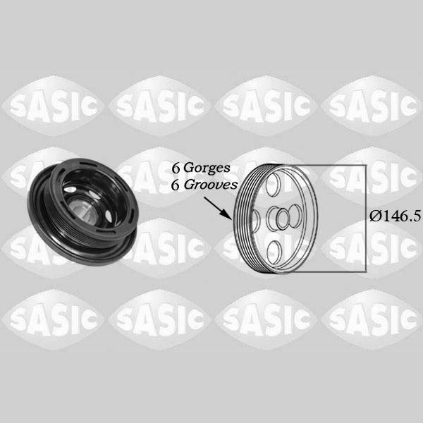 SASIC SAS2156067 Crankshaft Belt Pulley