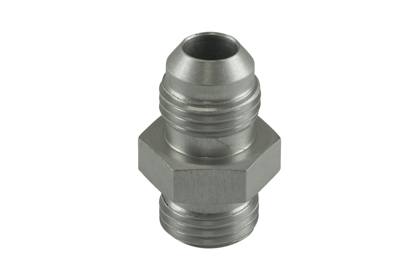 Fitting -6 AN Flare to -6 AN ORB Male Straight - Silver | ML Performance Car Parts