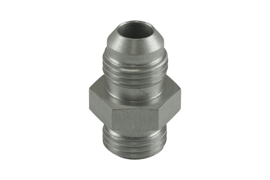Fitting -6 AN Flare to -6 AN ORB Male Straight - Silver | ML Performance Car Parts