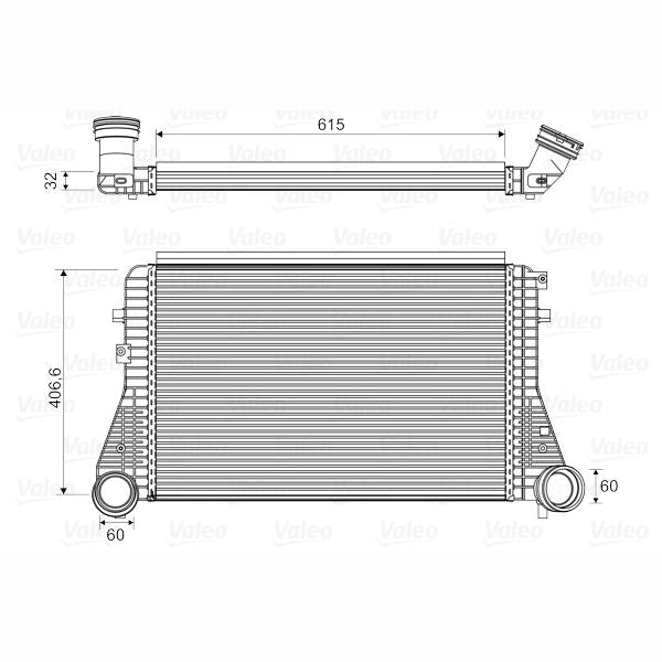 VALEO VAL818795 Charge Air Cooler