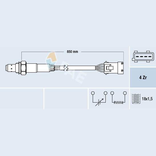 FAE AE77383 Lambda Sensor