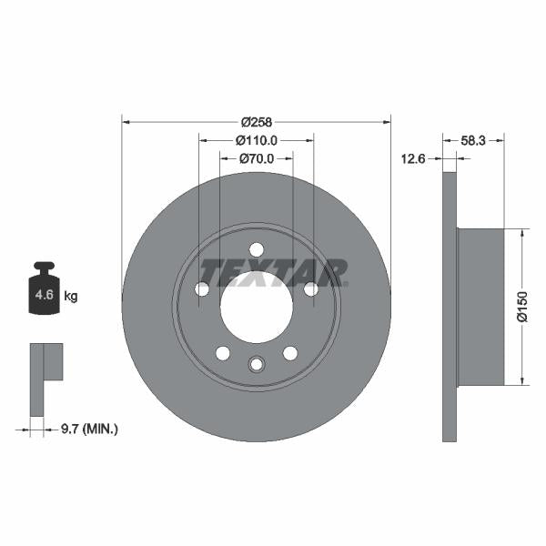 HERTH+BUSS JAKOPARTS J3272002 Brake Caliper Guide Sleeve Kit