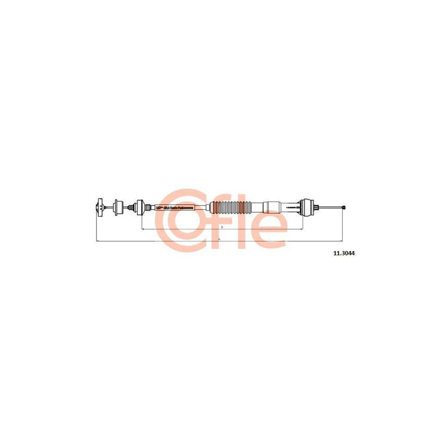 Cofle 11.3044 Clutch Cable for Peugeot 306