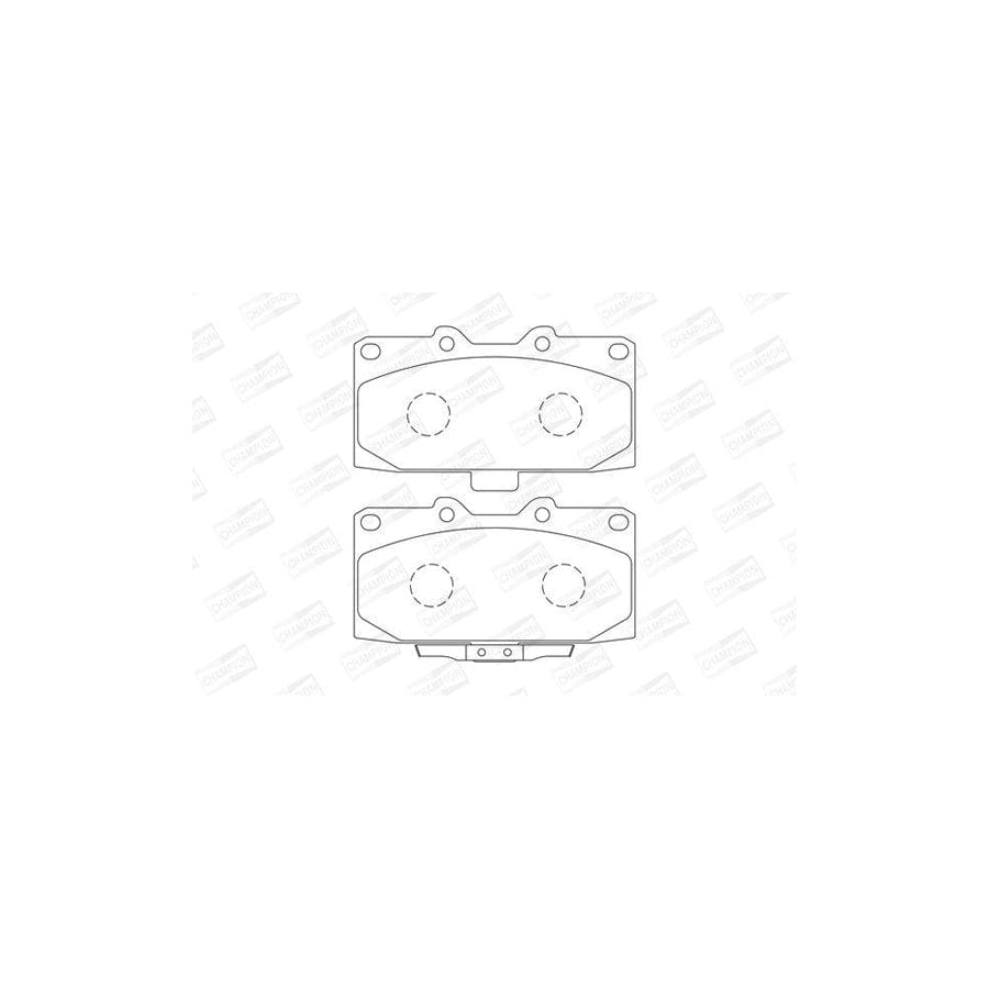 Champion 573736Ch Brake Pad Set