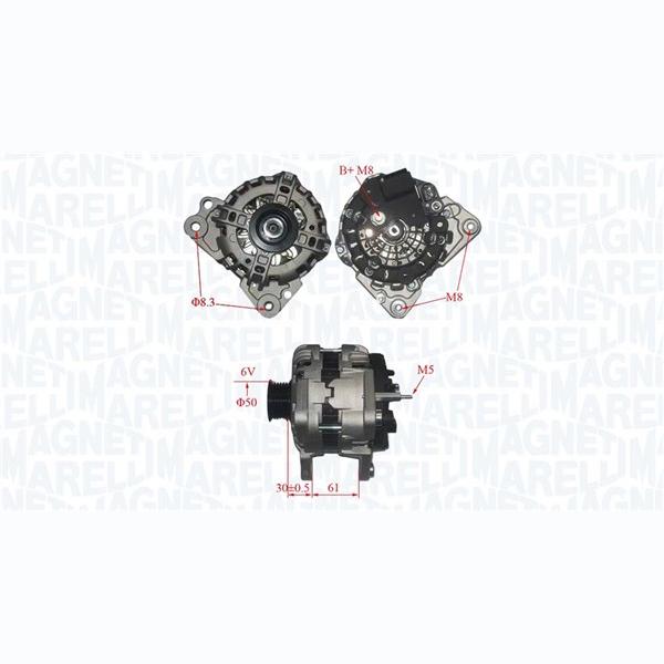 MAGNETI MARELLI 063735695010 Alternator