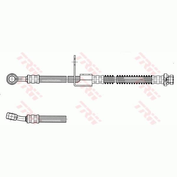 TRW MOTO PHD958 Brake Hose