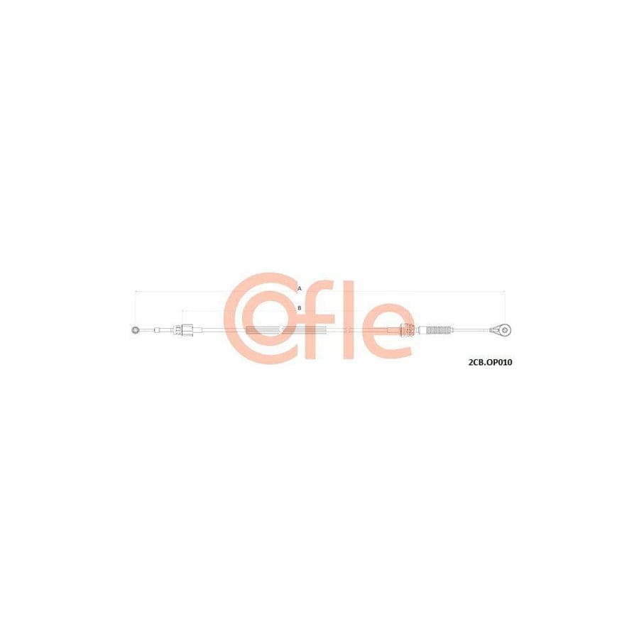 Cofle 92.2Cb.Op010 Cable, Manual Transmission for Opel Corsa D Hatchback (S07)