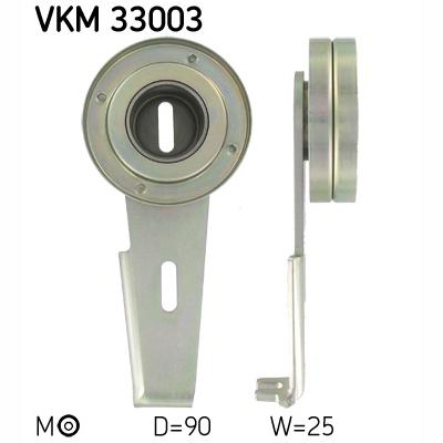 SKF VKM33003 V-Ribbed Belt Tensioner Pulley