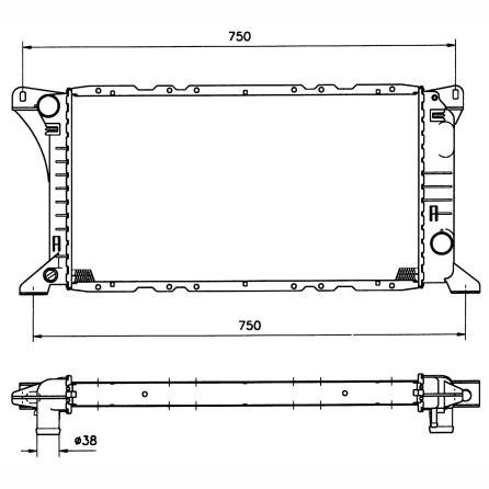 NRF NRF506212 Engine Radiator
