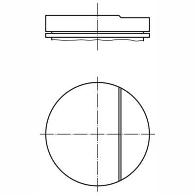 MAHLE 0026101 Piston