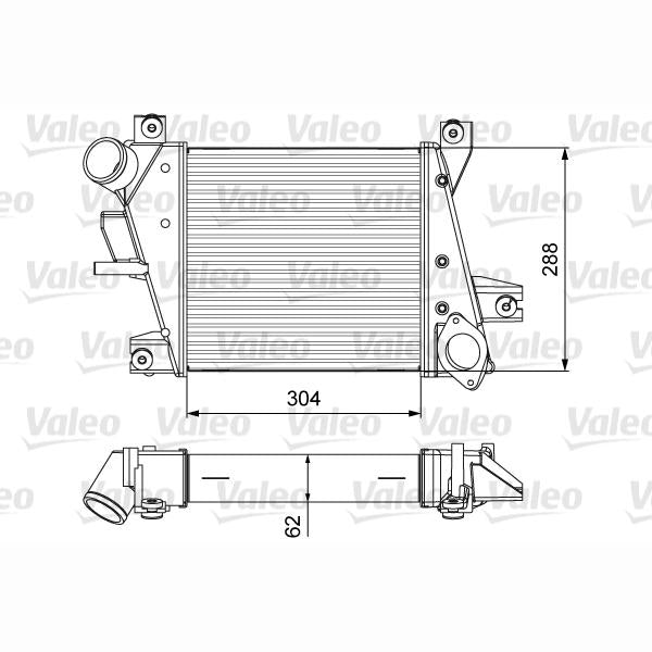VALEO VAL818360 Charge Air Cooler