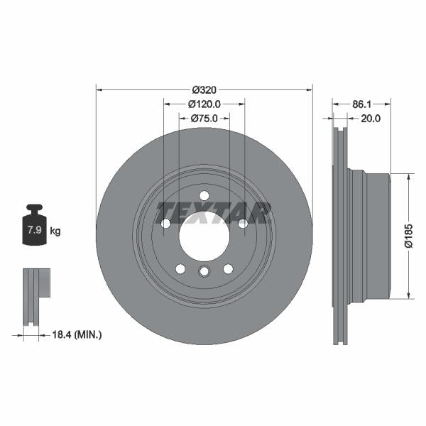 BLIC 6508-03-0066878K Brake Disc Splash Guard