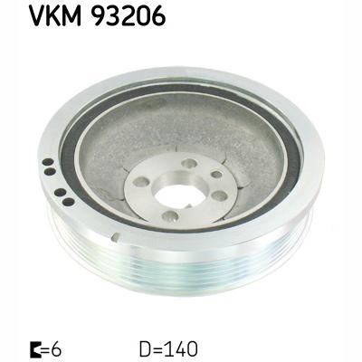 SKF VKM93206 Crankshaft Belt Pulley