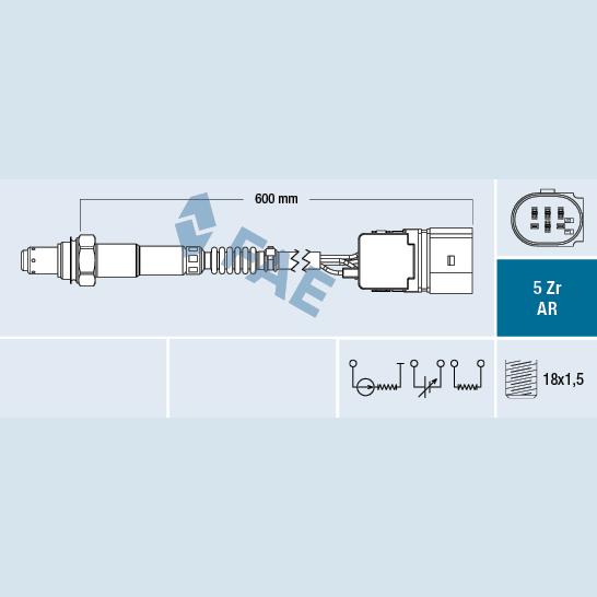 FAE AE75118 Lambda Sensor
