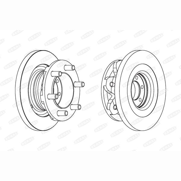 BERAL BCR139A Brake Disc