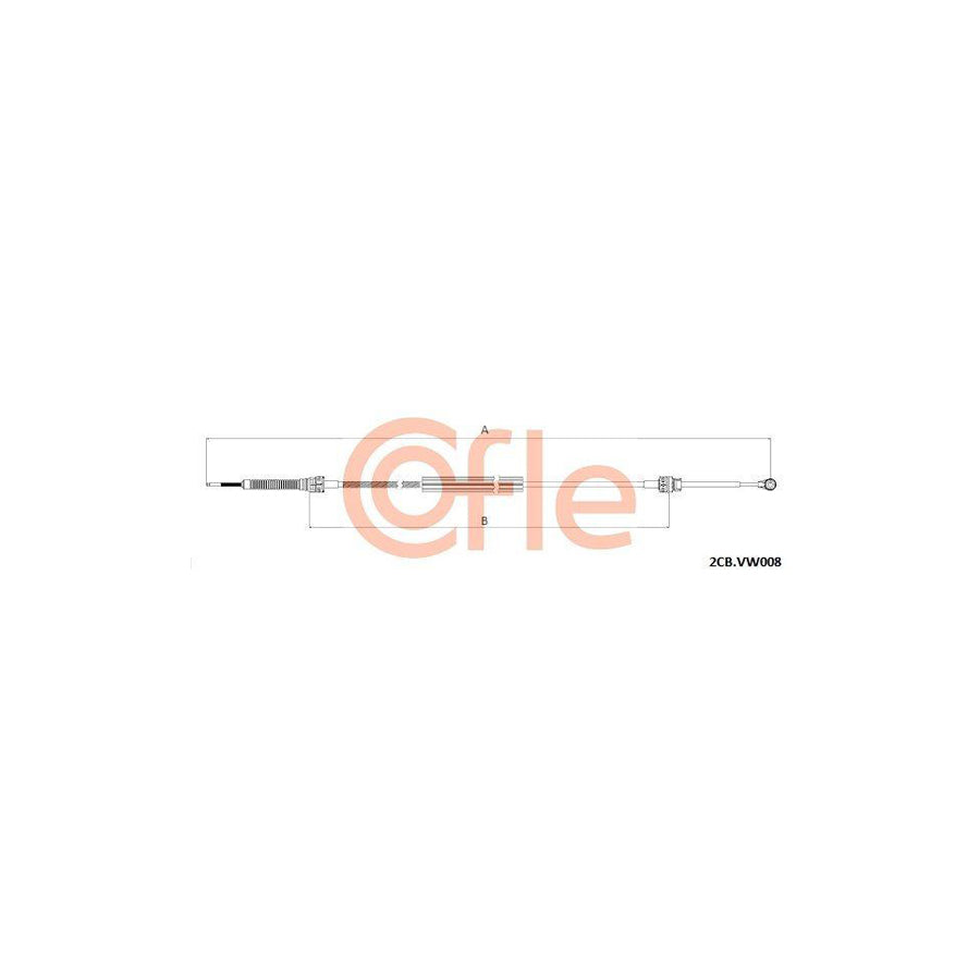 Cofle 2Cb.Vk008 Cable, Manual Transmission