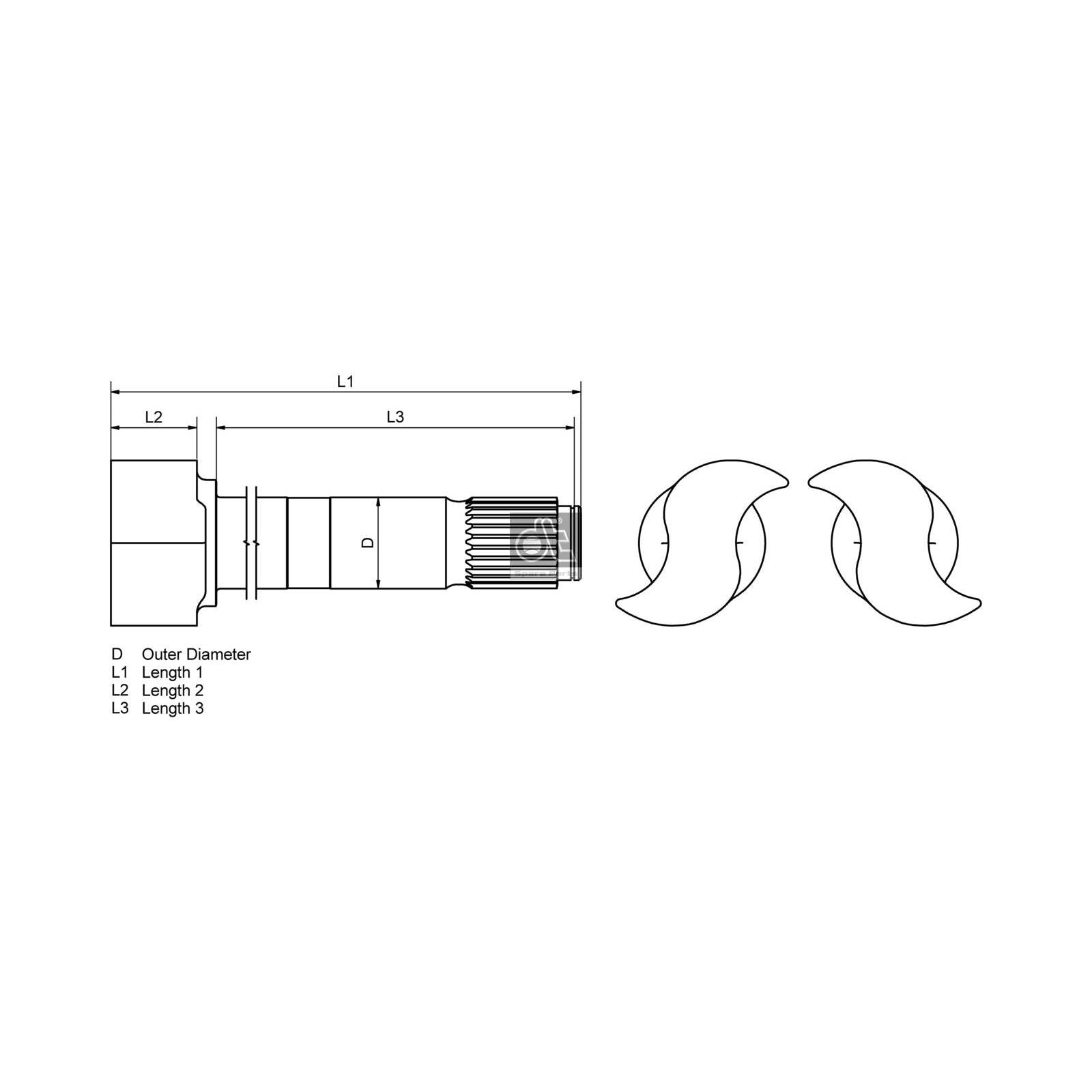 AUGER AUG53790 Brake Shoe Sleeve Repair Kit