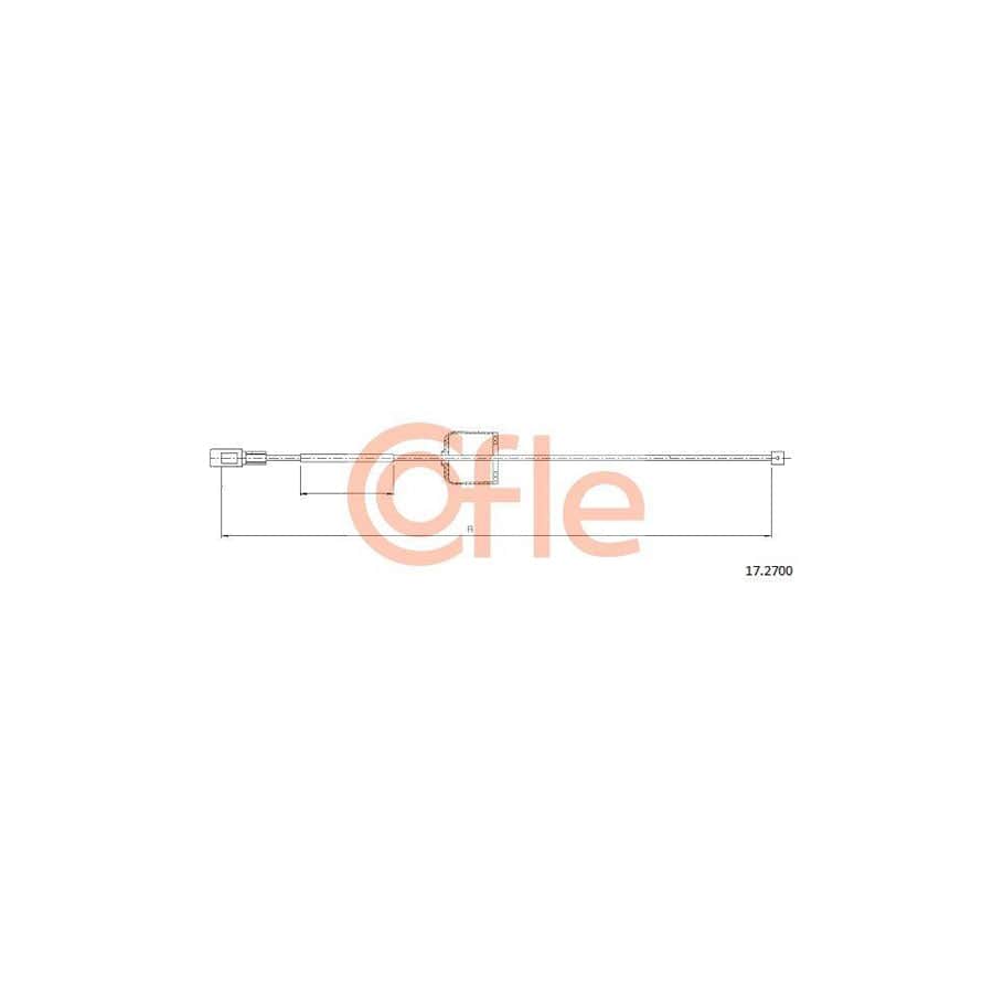Cofle 17.2700 Hand Brake Cable