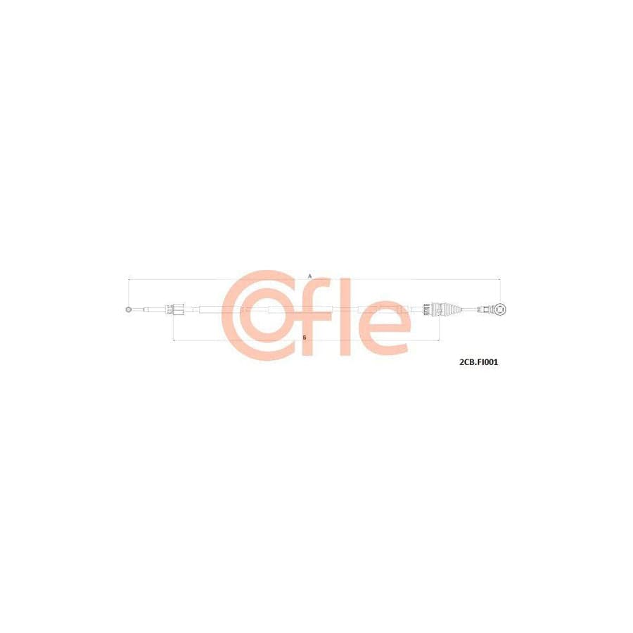 Cofle 92.2Cb.Fi001 Cable, Manual Transmission for Fiat 500L (351, 352)