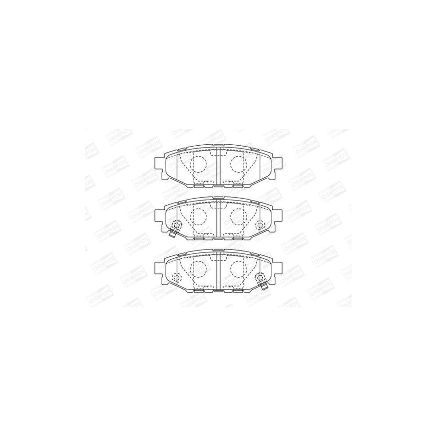 Champion 573380Ch Brake Pad Set