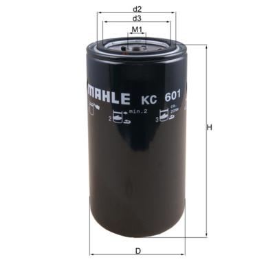 MAHLE KC601 Fuel Filter