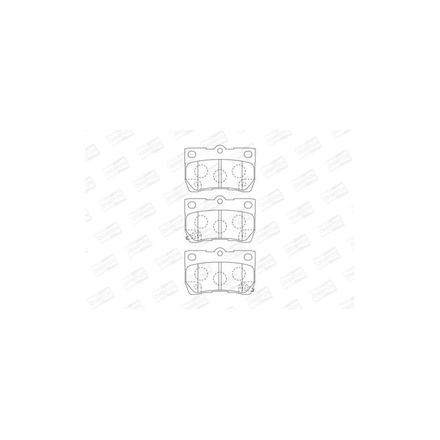 Champion 573393Ch Brake Pad Set