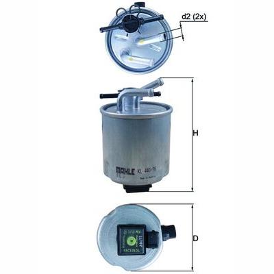 KNECHT KL440/36 Fuel Filter
