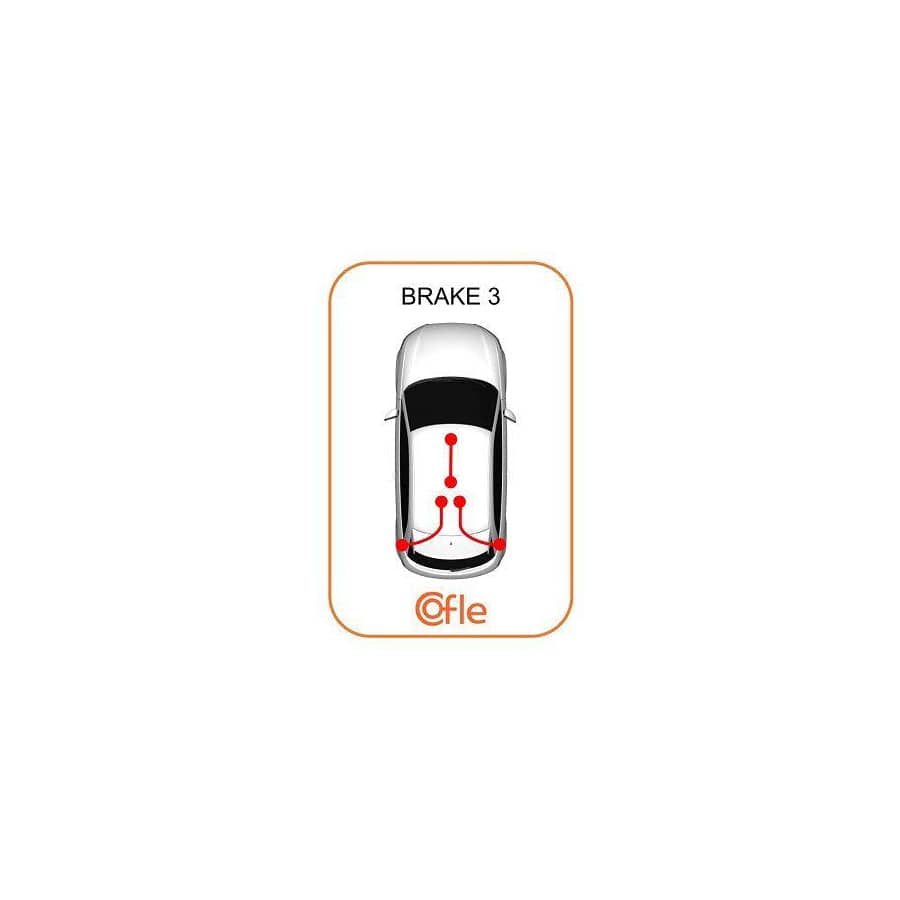 Cofle 92.17.0007 Hand Brake Cable for Nissan Micra