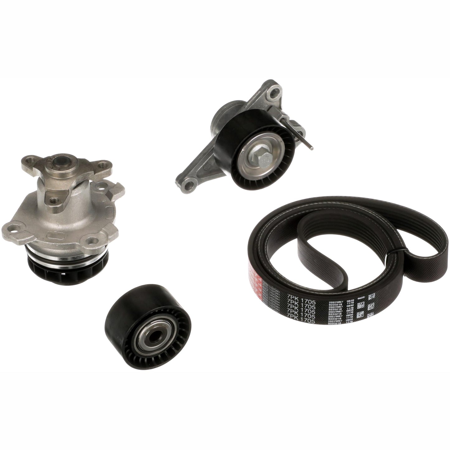 GATES GATKP17PK1705 Water Pump + V-Ribbed Belt Kit
