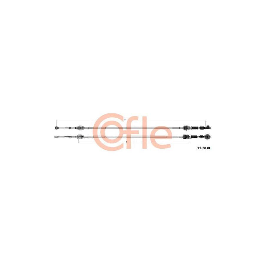 Cofle 11.236 Clutch Cable for Ford Sierra