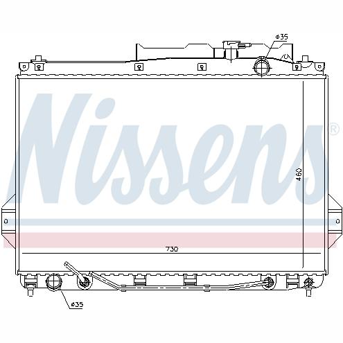 NISSENS NIS675009 Engine Radiator
